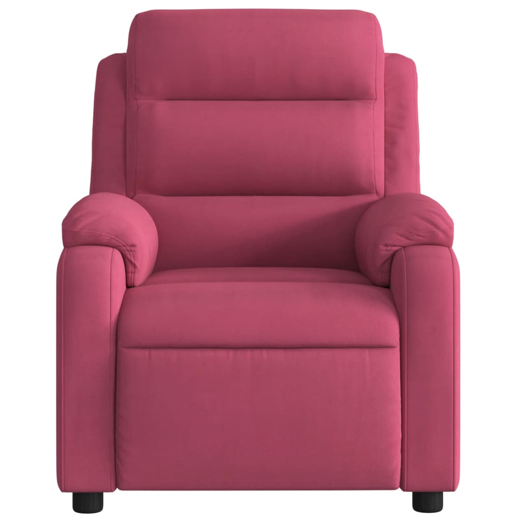 Fauteuil verstelbaar elektrisch stof wijnrood is nu te koop bij PeponiXL, paradijselijk wonen!