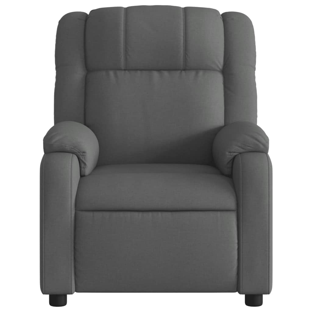 Fauteuil elektrisch verstelbaar stof donkergrijs is nu te koop bij PeponiXL, paradijselijk wonen!