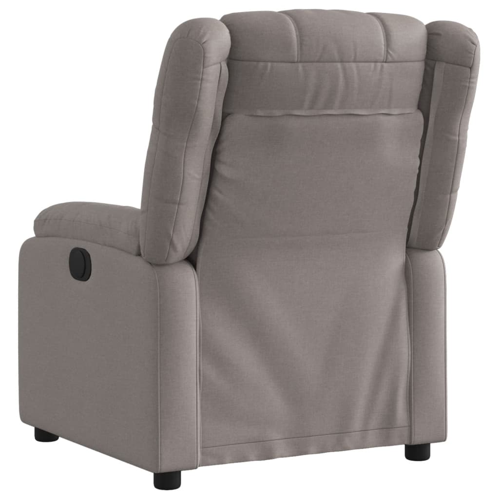 Fauteuil verstelbaar elektrisch stof taupe is nu te koop bij PeponiXL, paradijselijk wonen!