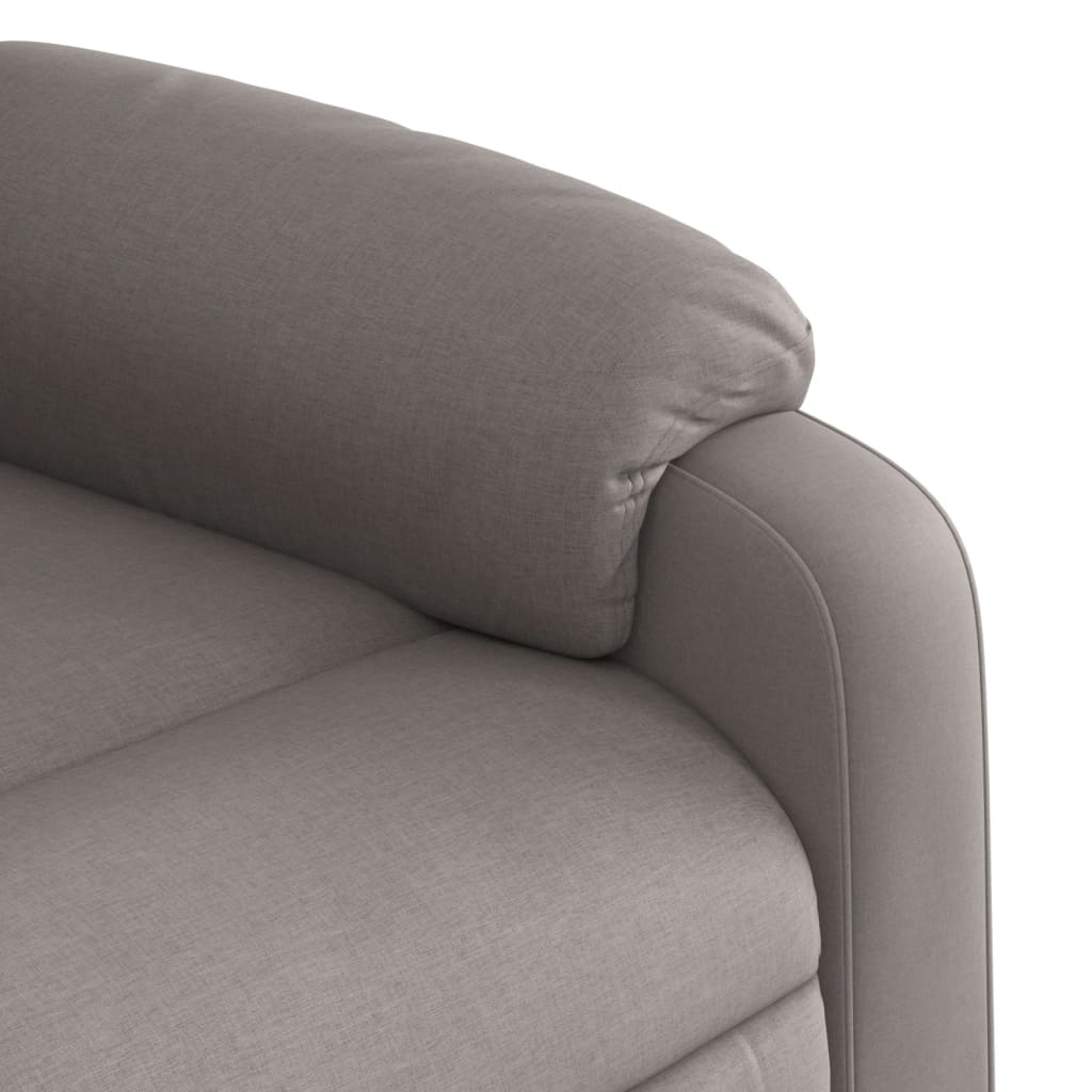 Fauteuil verstelbaar elektrisch stof taupe is nu te koop bij PeponiXL, paradijselijk wonen!