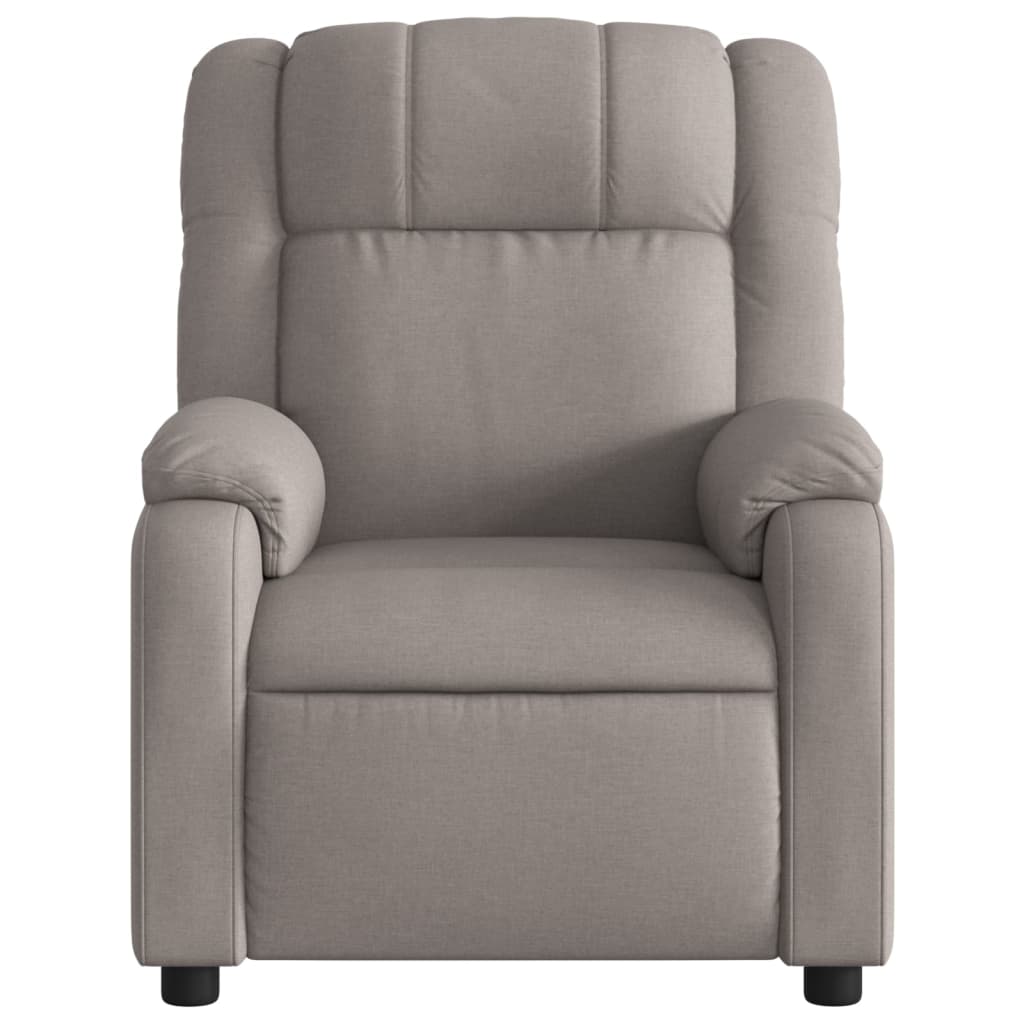 Massagestoel elektrisch verstelbaar stof taupe is nu te koop bij PeponiXL, paradijselijk wonen!