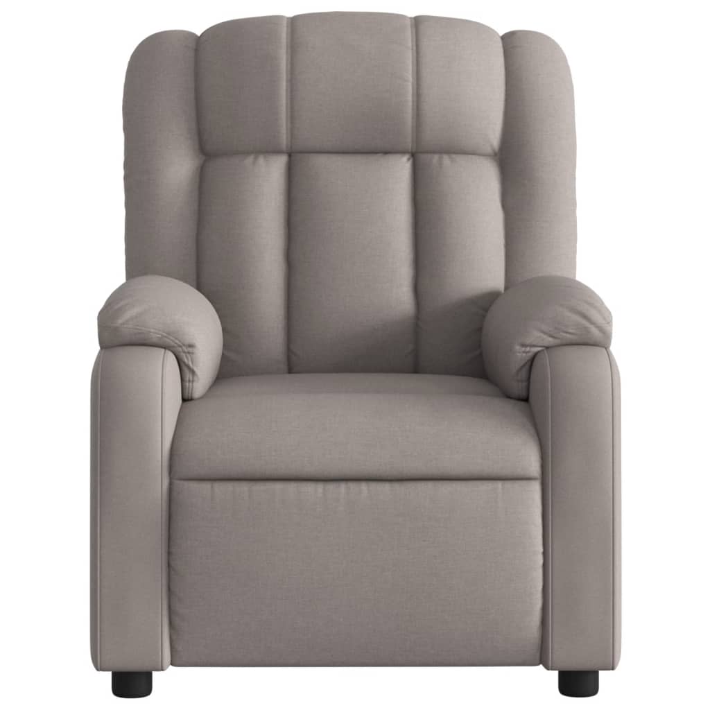 Fauteuil verstelbaar elektrisch stof taupe is nu te koop bij PeponiXL, paradijselijk wonen!