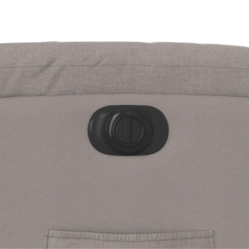 Fauteuil verstelbaar elektrisch stof taupe is nu te koop bij PeponiXL, paradijselijk wonen!