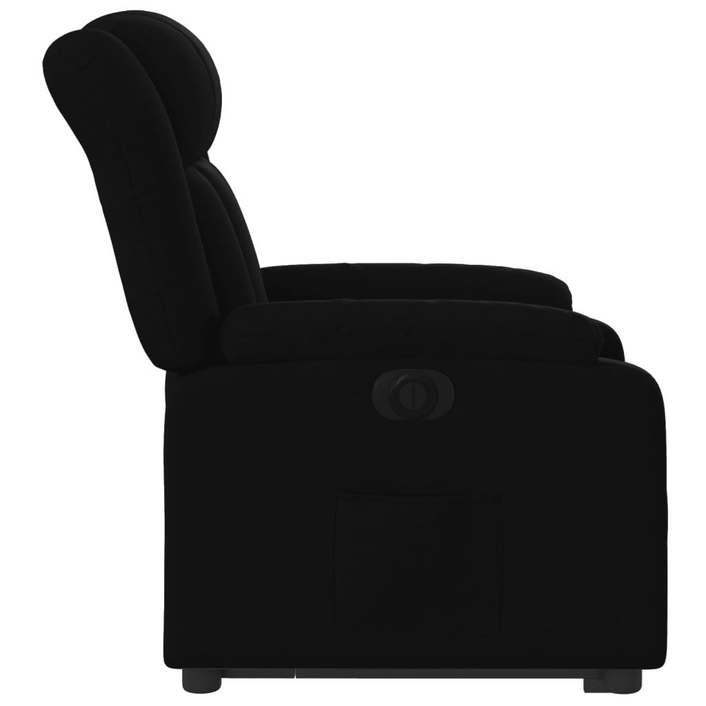 Sta-op-stoel elektrisch verstelbaar stof zwart is nu te koop bij PeponiXL, paradijselijk wonen!