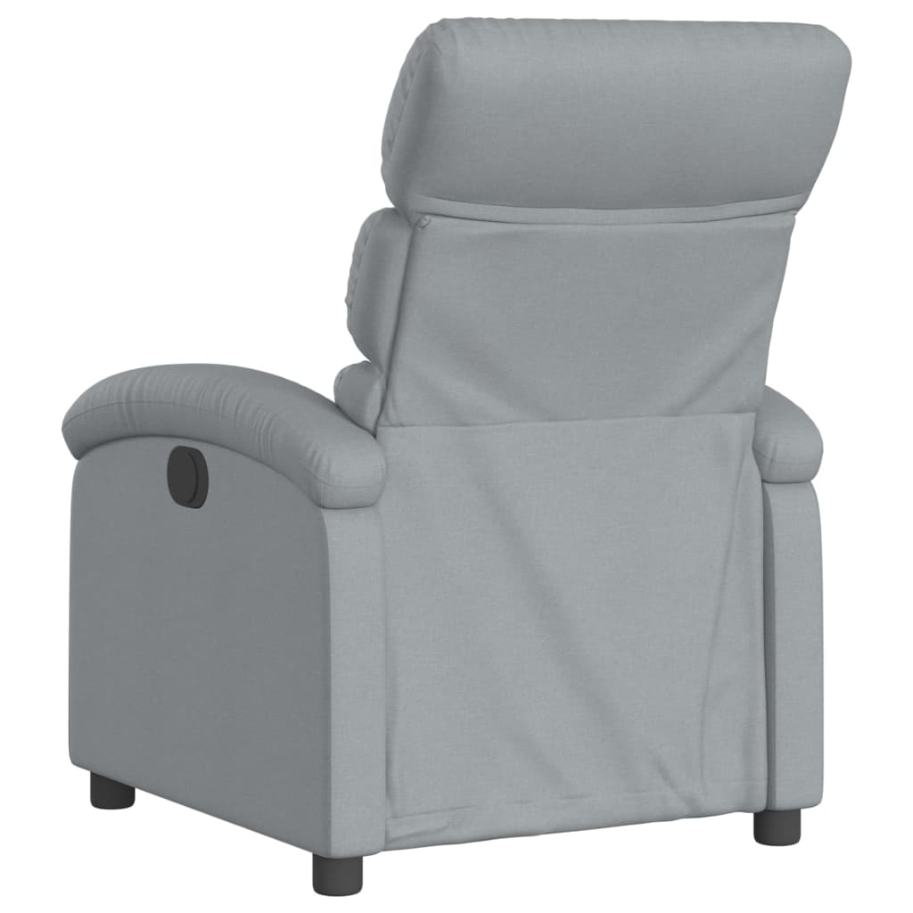 Massagestoel met lichtgrijze stof is nu te koop bij PeponiXL, paradijselijk wonen!
