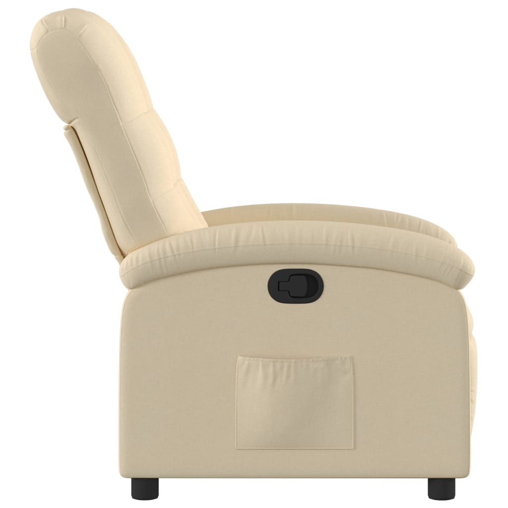Relaxfauteuil Crème Stof is nu te koop bij PeponiXL, paradijselijk wonen!