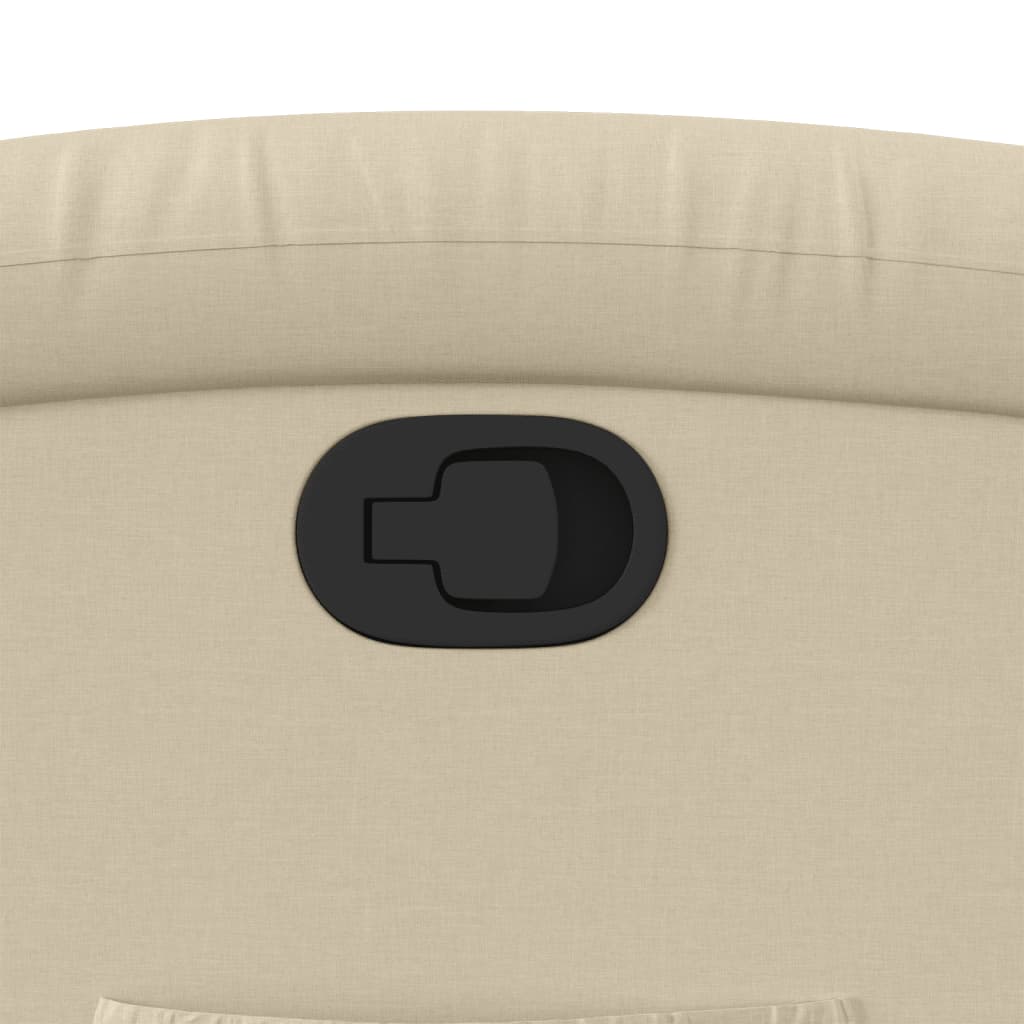 Relaxfauteuil Crème Stof is nu te koop bij PeponiXL, paradijselijk wonen!
