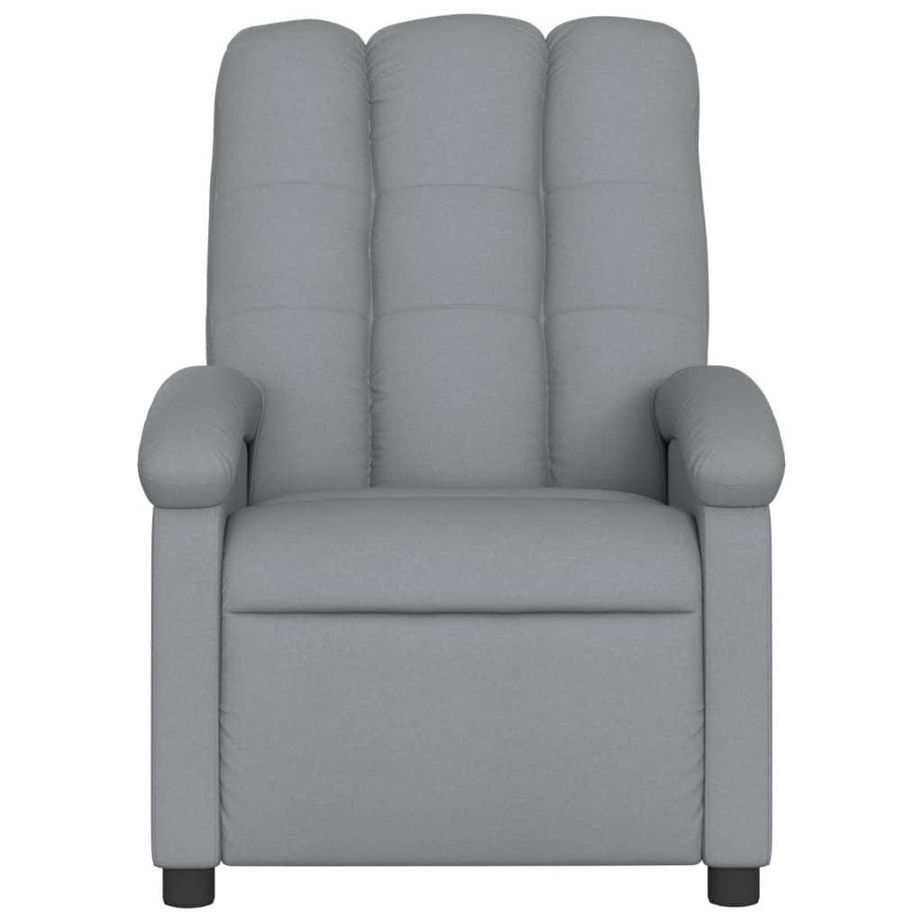Massagestoel met lichtgrijze stof is nu te koop bij PeponiXL, paradijselijk wonen!