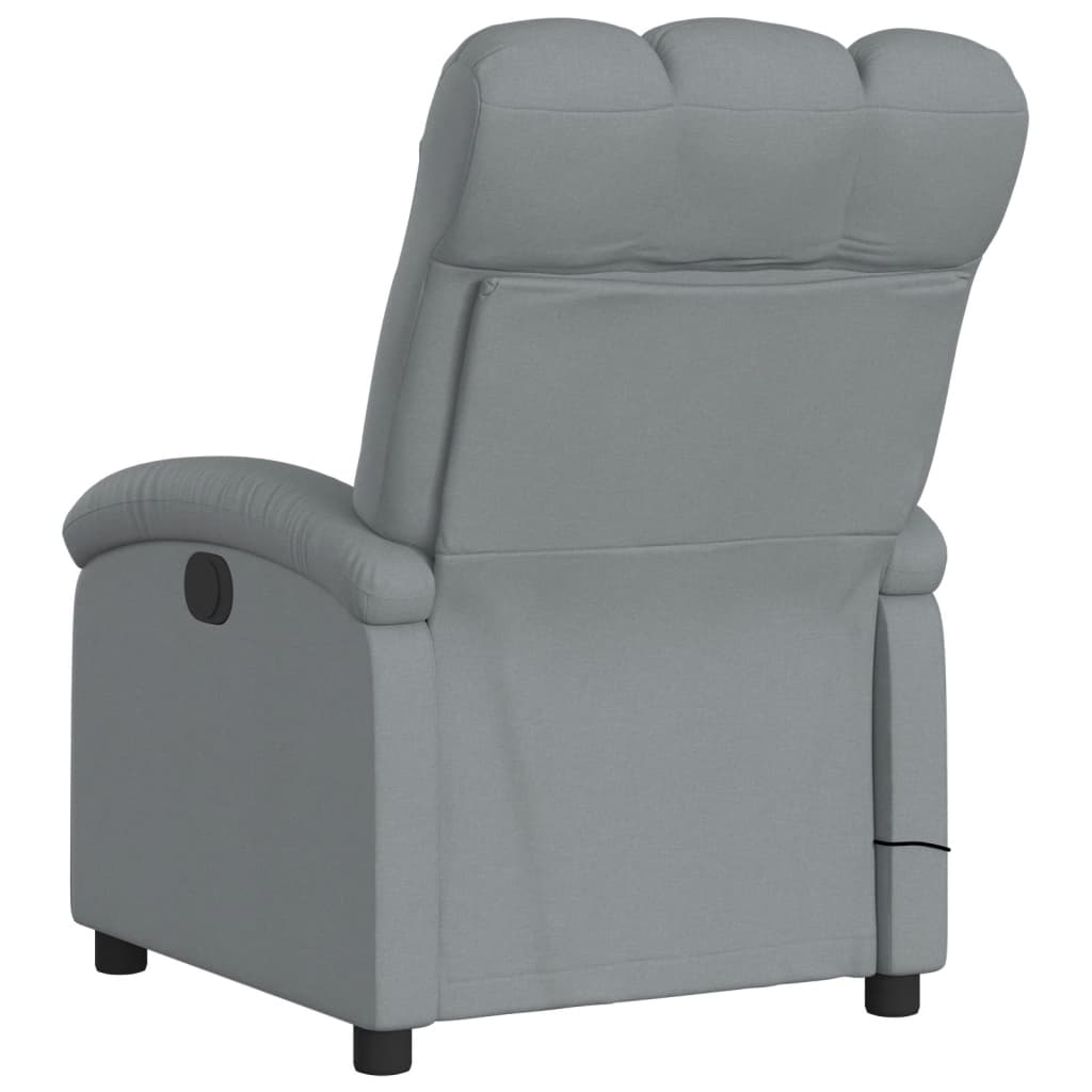 Massagestoel met lichtgrijze stof is nu te koop bij PeponiXL, paradijselijk wonen!