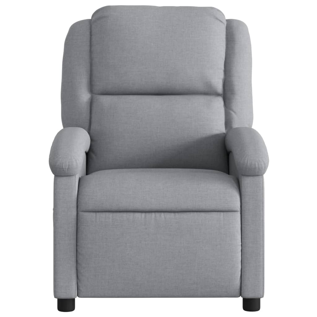 Relaxfauteuil lichtgrijze stof is nu te koop bij PeponiXL, paradijselijk wonen!