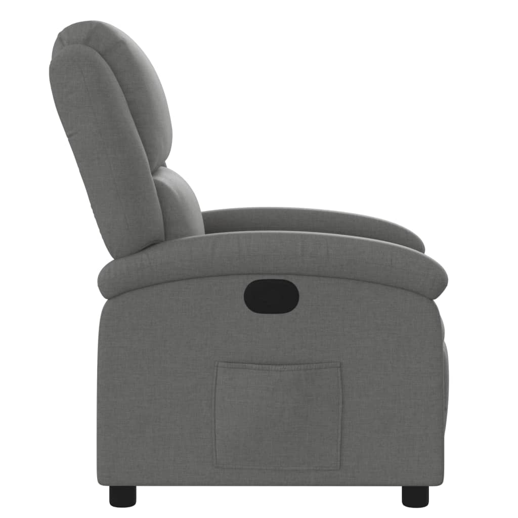 Relaxfauteuil donkergrijze stof is nu te koop bij PeponiXL, paradijselijk wonen!