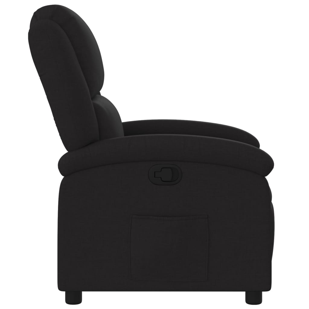 Relaxfauteuil Zwarte Stof is nu te koop bij PeponiXL, paradijselijk wonen!