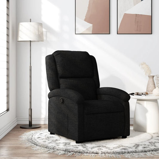 Relaxfauteuil Zwarte Stof is nu te koop bij PeponiXL, paradijselijk wonen!