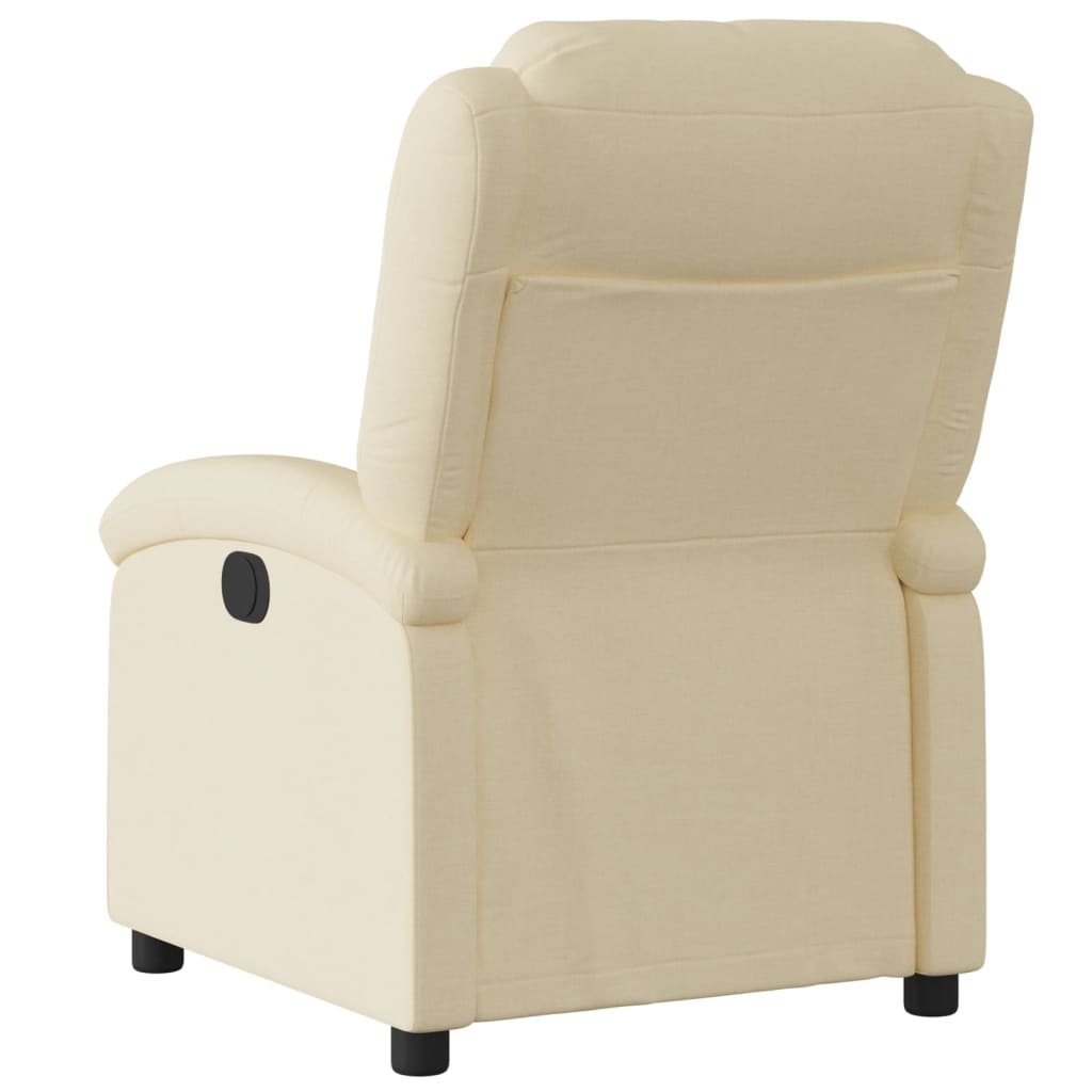 Relaxfauteuil crème stof is nu te koop bij PeponiXL, paradijselijk wonen!