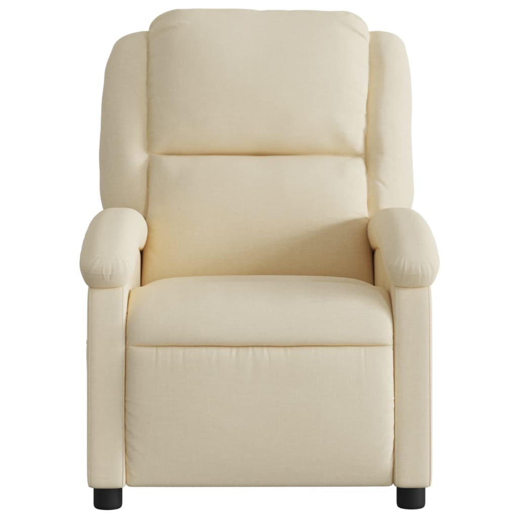 Relaxfauteuil crème stof is nu te koop bij PeponiXL, paradijselijk wonen!