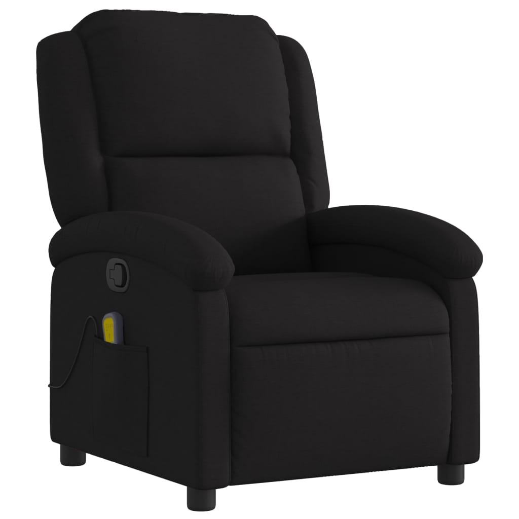 Massagestoel met zwarte stof is nu te koop bij PeponiXL, paradijselijk wonen!