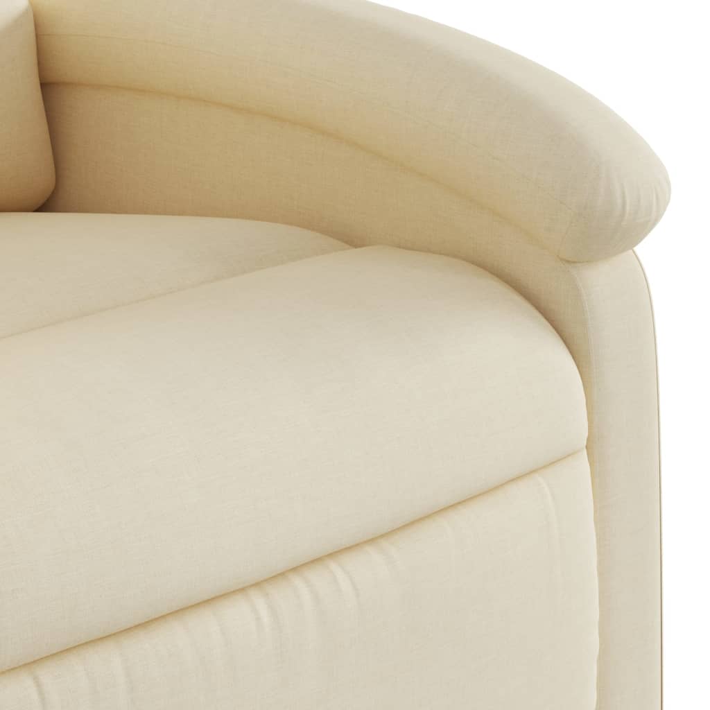 Massagestoel met crèmekleurige stof is nu te koop bij PeponiXL, paradijselijk wonen!