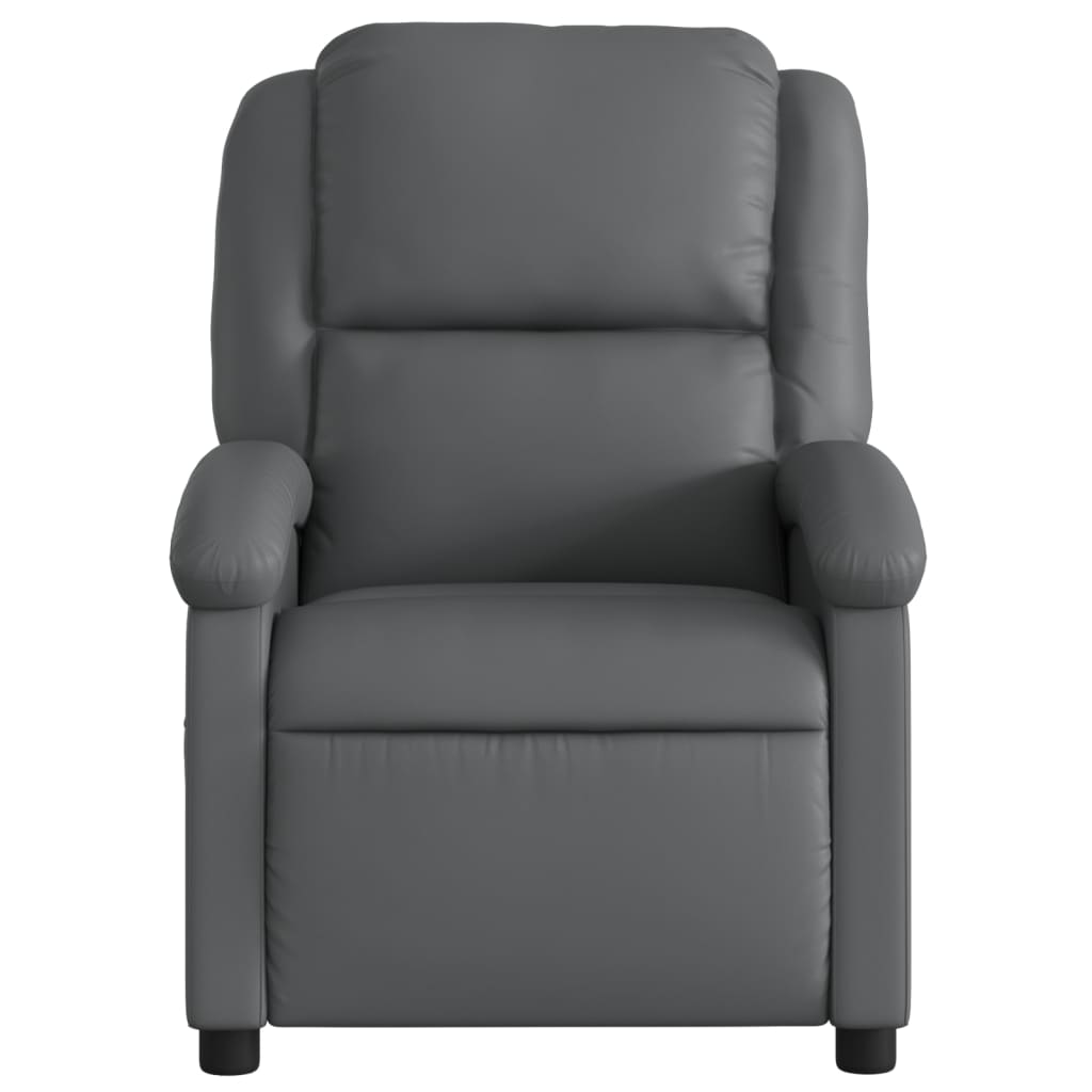 Massagestoel van grijs kunstleer is nu te koop bij PeponiXL, paradijselijk wonen!