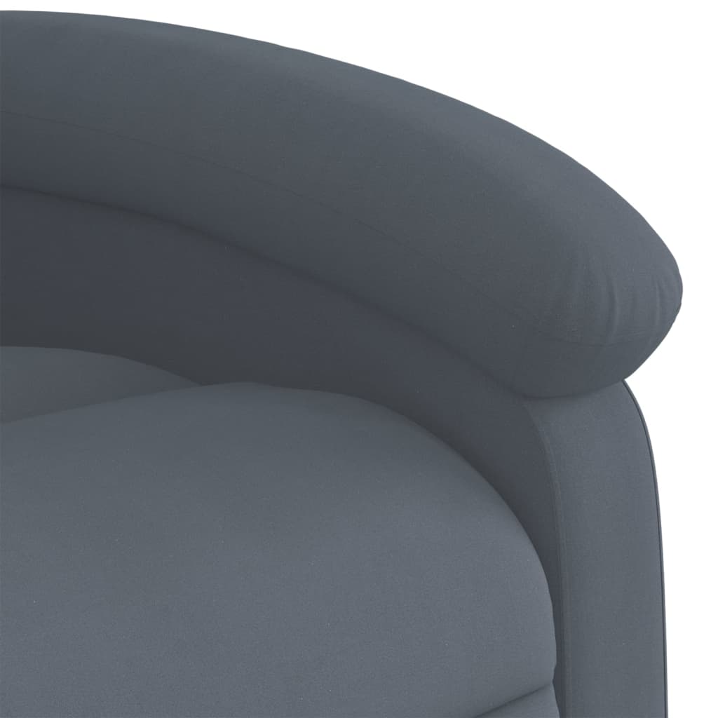 Relaxfauteuil Donkergrijs Fluweel is nu te koop bij PeponiXL, paradijselijk wonen!