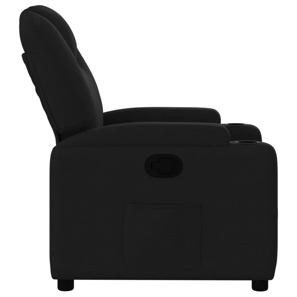 Relaxfauteuil Zwarte Stof is nu te koop bij PeponiXL, paradijselijk wonen!