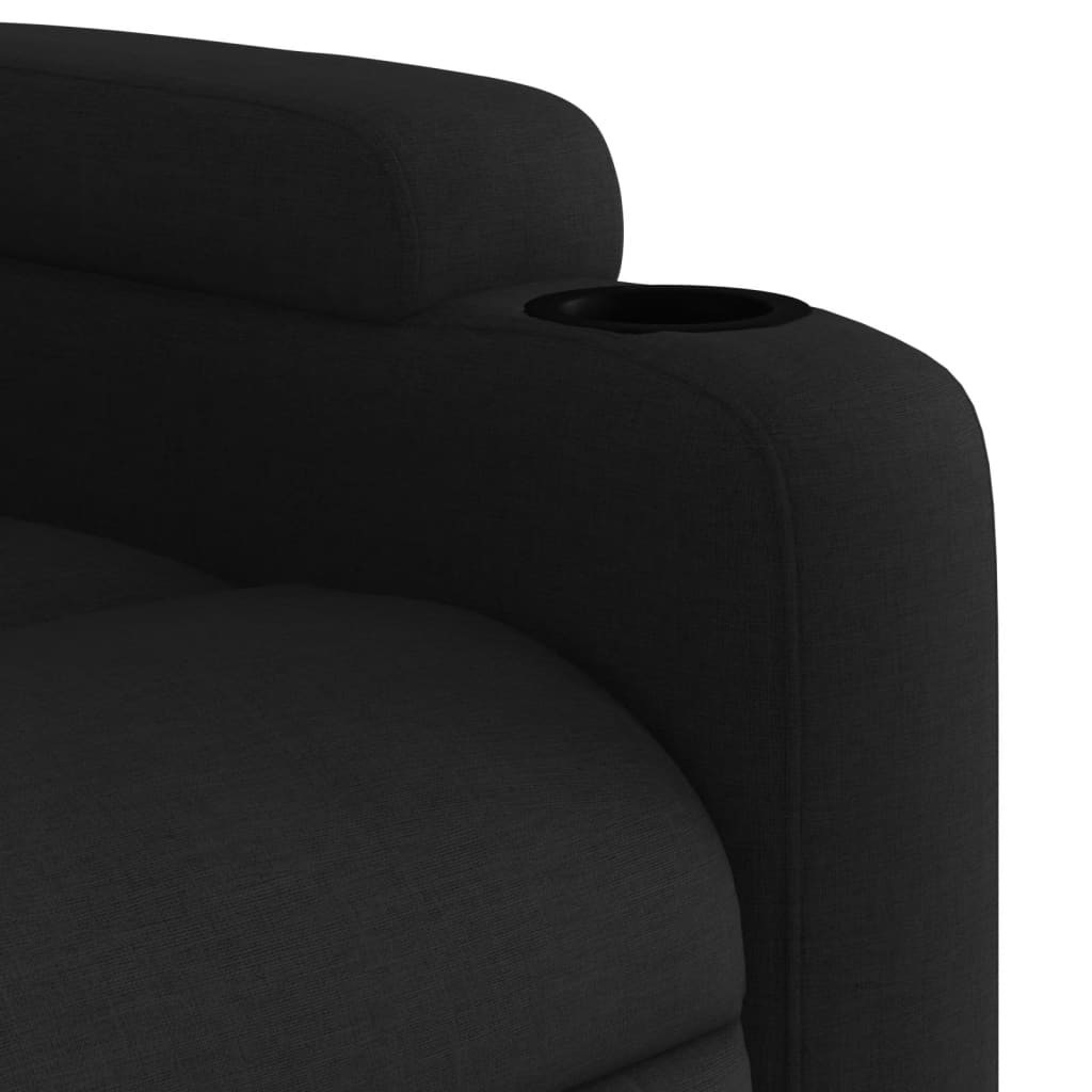 Relaxfauteuil Zwarte Stof is nu te koop bij PeponiXL, paradijselijk wonen!