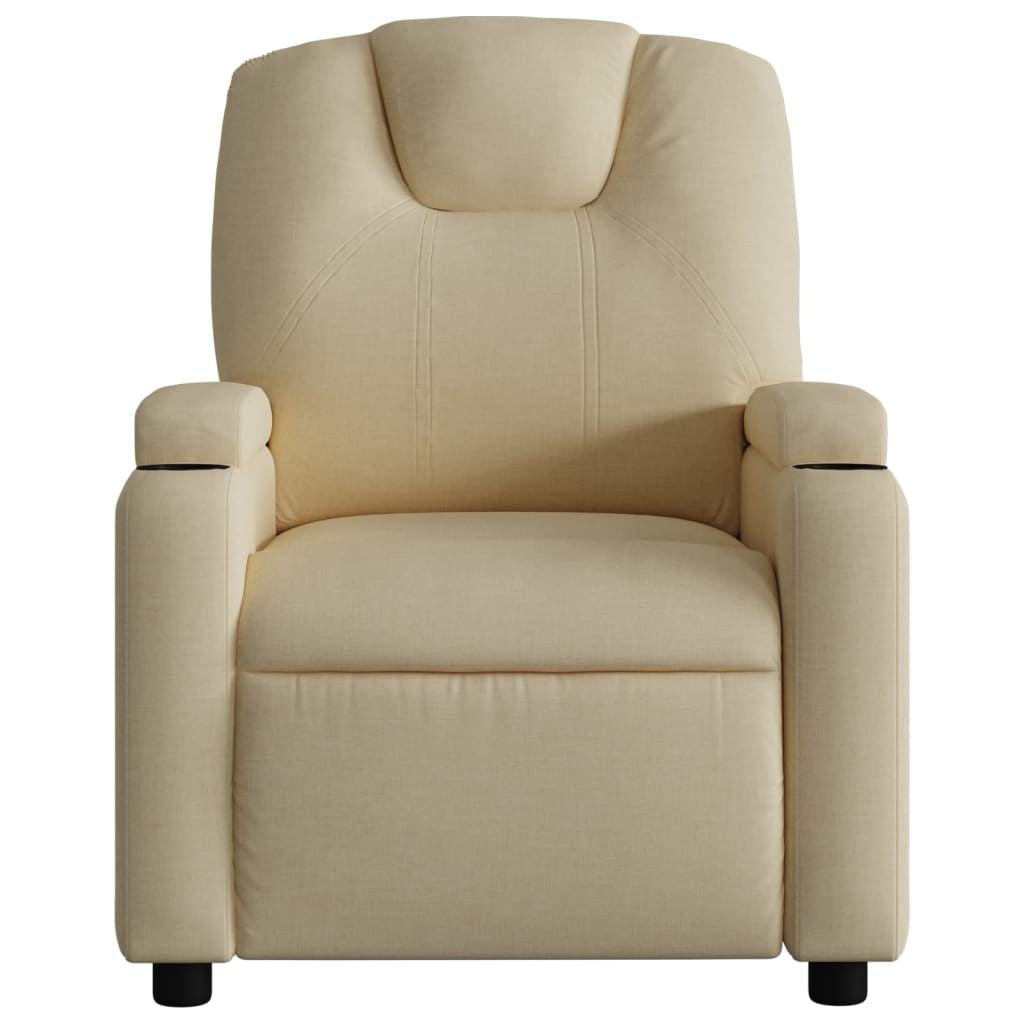 Relaxfauteuil Crème Stof is nu te koop bij PeponiXL, paradijselijk wonen!