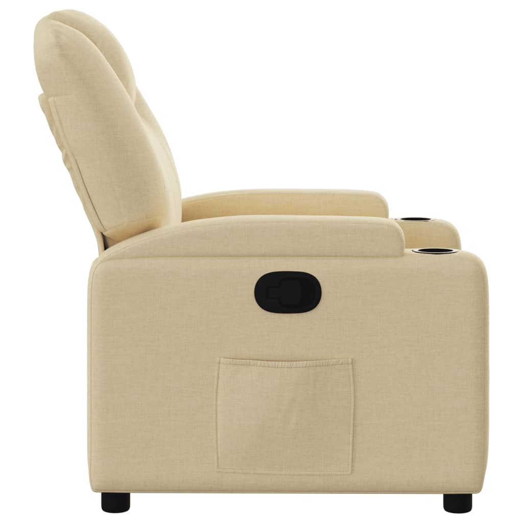 Relaxfauteuil Crème Stof is nu te koop bij PeponiXL, paradijselijk wonen!