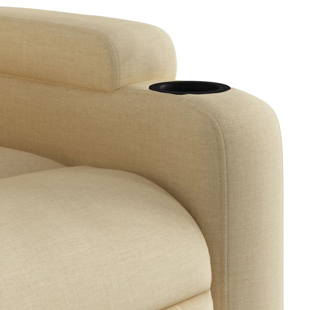 Relaxfauteuil Crème Stof is nu te koop bij PeponiXL, paradijselijk wonen!