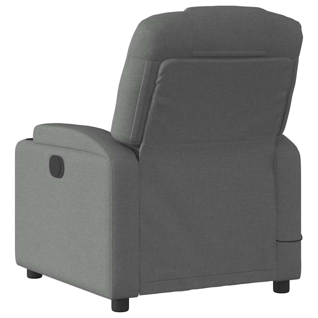 Massagestoel in donkergrijze stof is nu te koop bij PeponiXL, paradijselijk wonen!