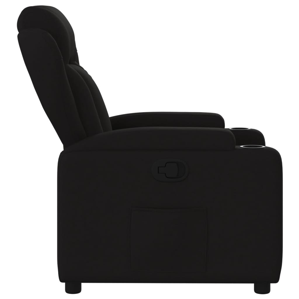 Relaxfauteuil Zwarte Stof is nu te koop bij PeponiXL, paradijselijk wonen!