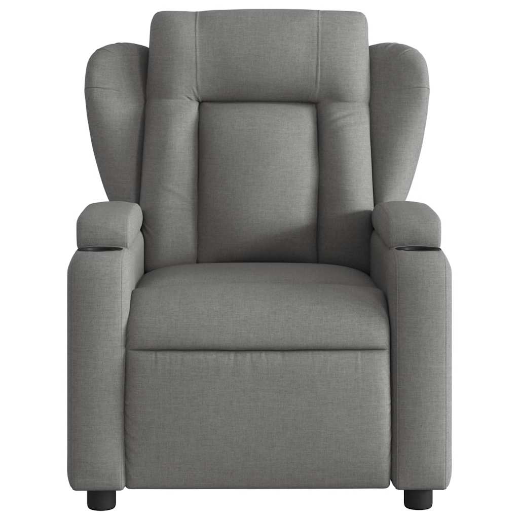 Massagestoel in donkergrijze stof is nu te koop bij PeponiXL, paradijselijk wonen!