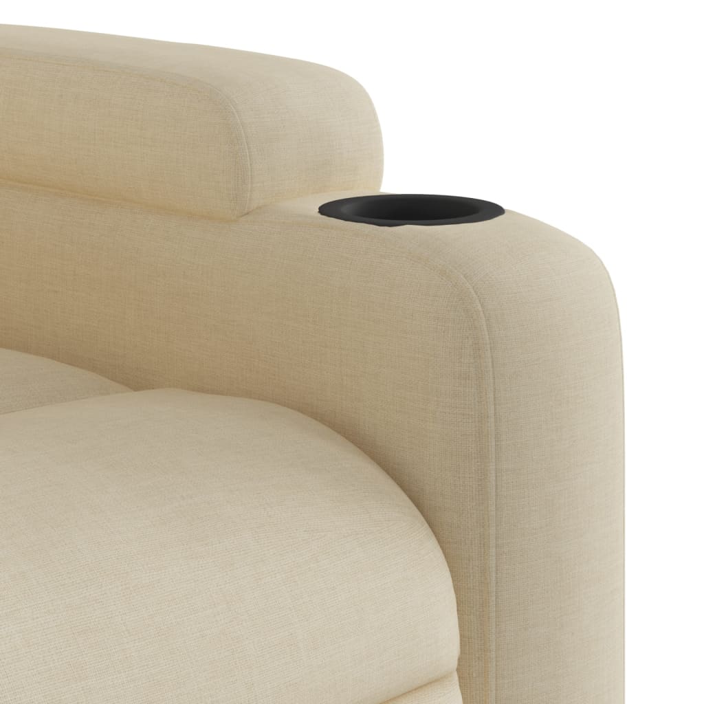 Relaxfauteuil Crème Stof is nu te koop bij PeponiXL, paradijselijk wonen!