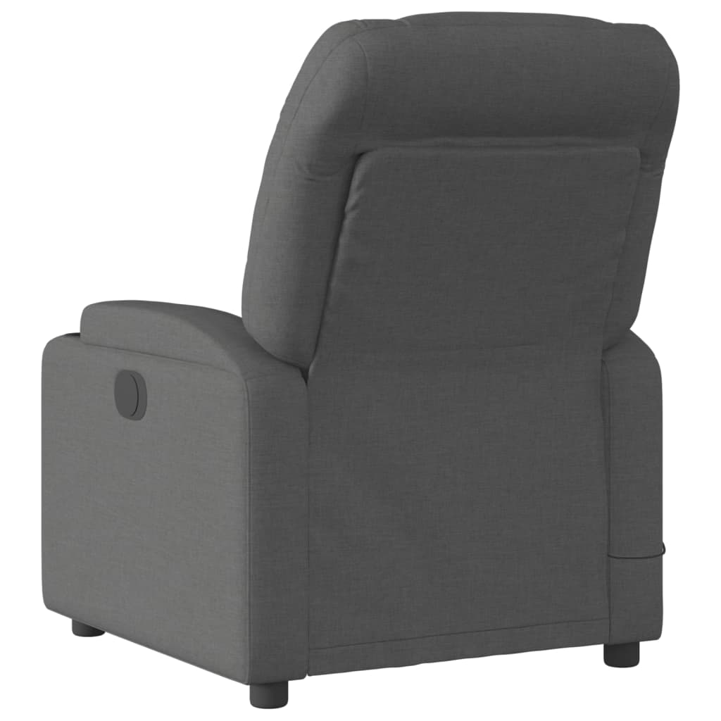 Massagestoel in donkergrijze stof is nu te koop bij PeponiXL, paradijselijk wonen!