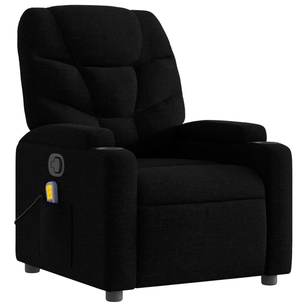 Massagestoel met zwarte stof is nu te koop bij PeponiXL, paradijselijk wonen!