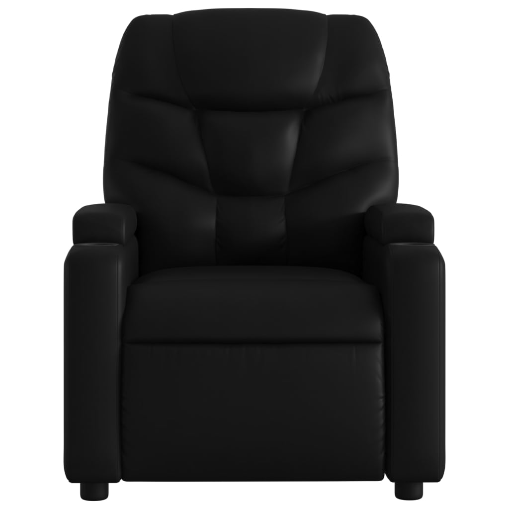 Massagestoel van zwart kunstleer is nu te koop bij PeponiXL, paradijselijk wonen!