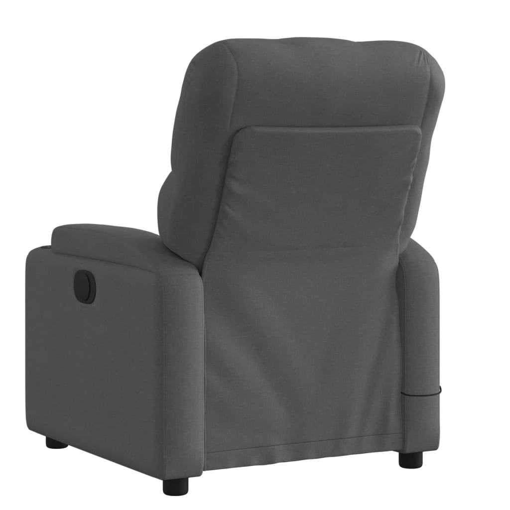 Massagestoel in donkergrijze stof is nu te koop bij PeponiXL, paradijselijk wonen!
