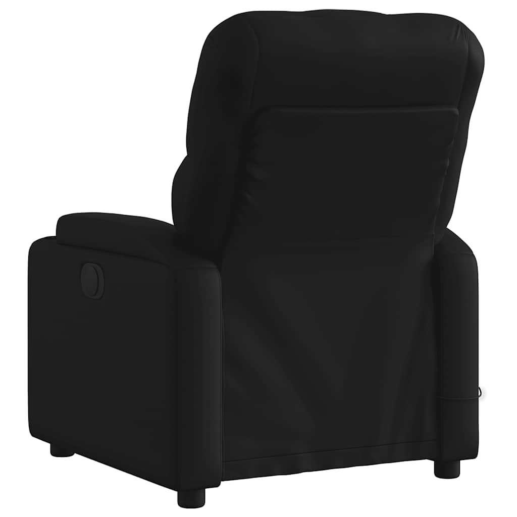 Massagestoel van zwart kunstleer is nu te koop bij PeponiXL, paradijselijk wonen!