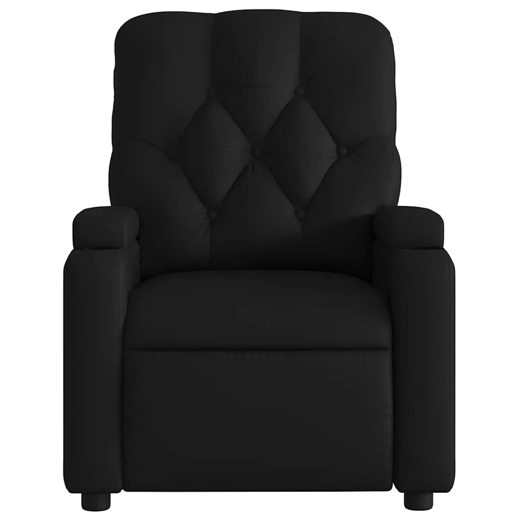 Massagestoel van zwart kunstleer is nu te koop bij PeponiXL, paradijselijk wonen!