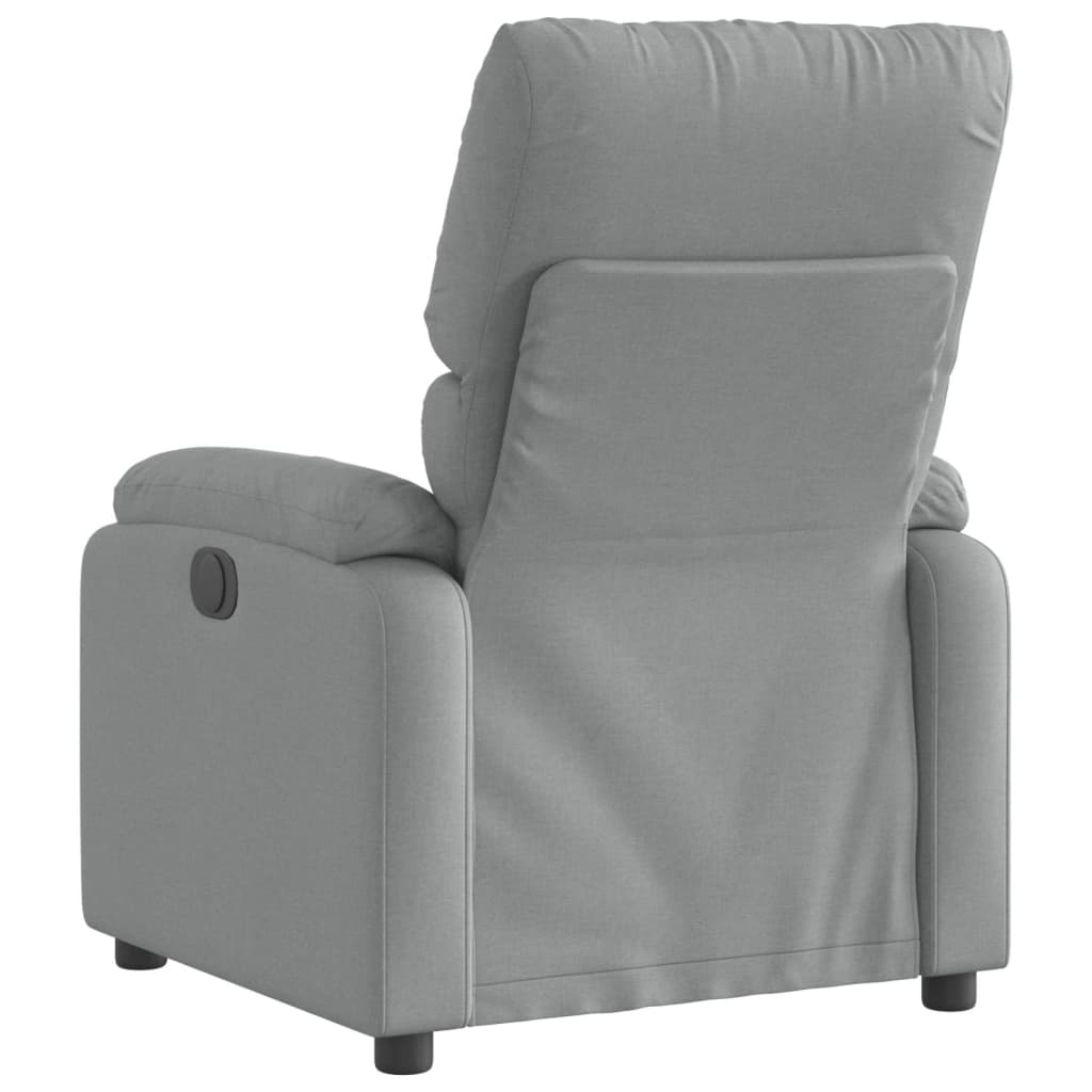 Relaxfauteuil lichtgrijze stof is nu te koop bij PeponiXL, paradijselijk wonen!