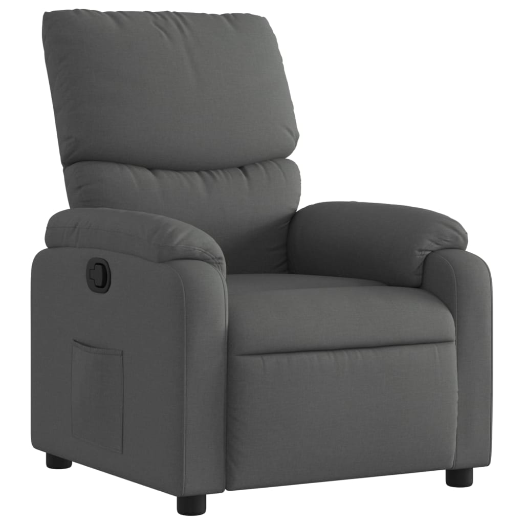 Relaxfauteuil Donkergrijze Stof is nu te koop bij PeponiXL, paradijselijk wonen!