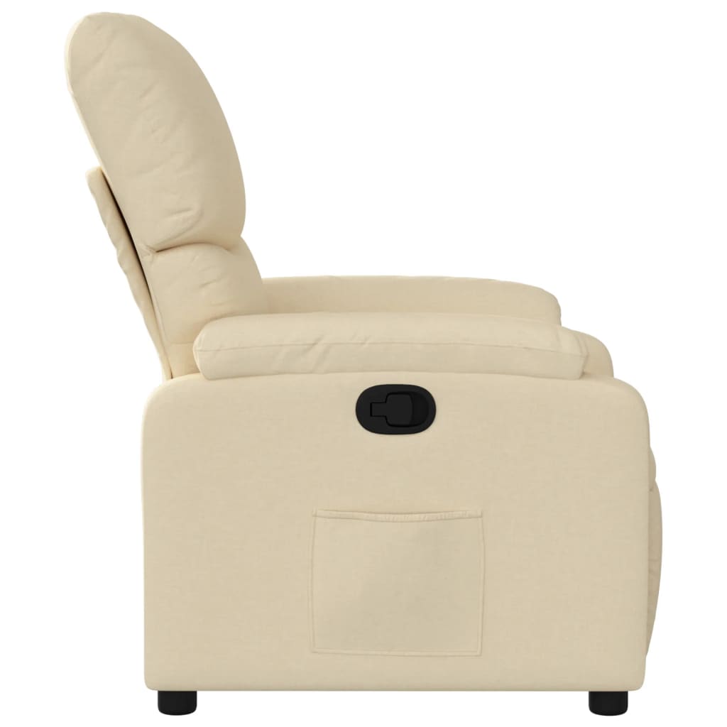 Relaxfauteuil Crème Stof is nu te koop bij PeponiXL, paradijselijk wonen!