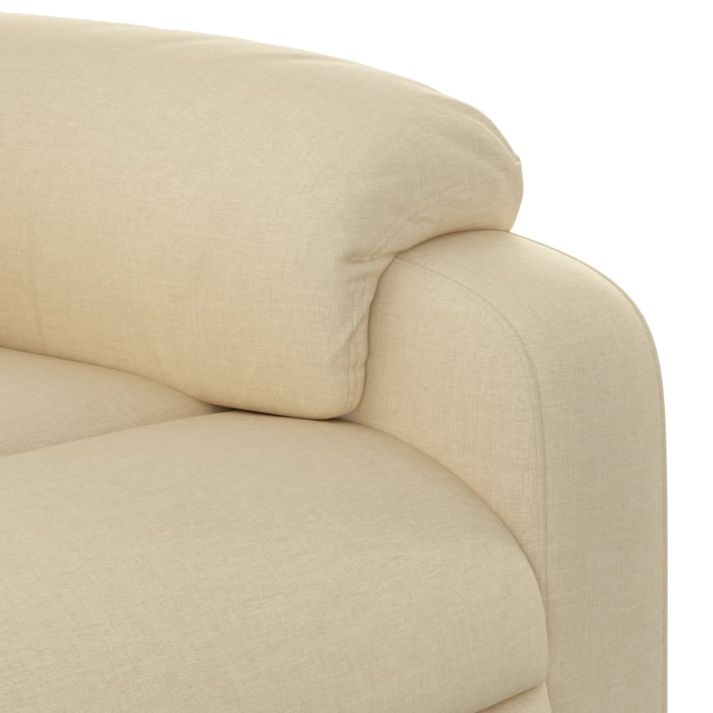 Massagestoel met crèmekleurige stof is nu te koop bij PeponiXL, paradijselijk wonen!