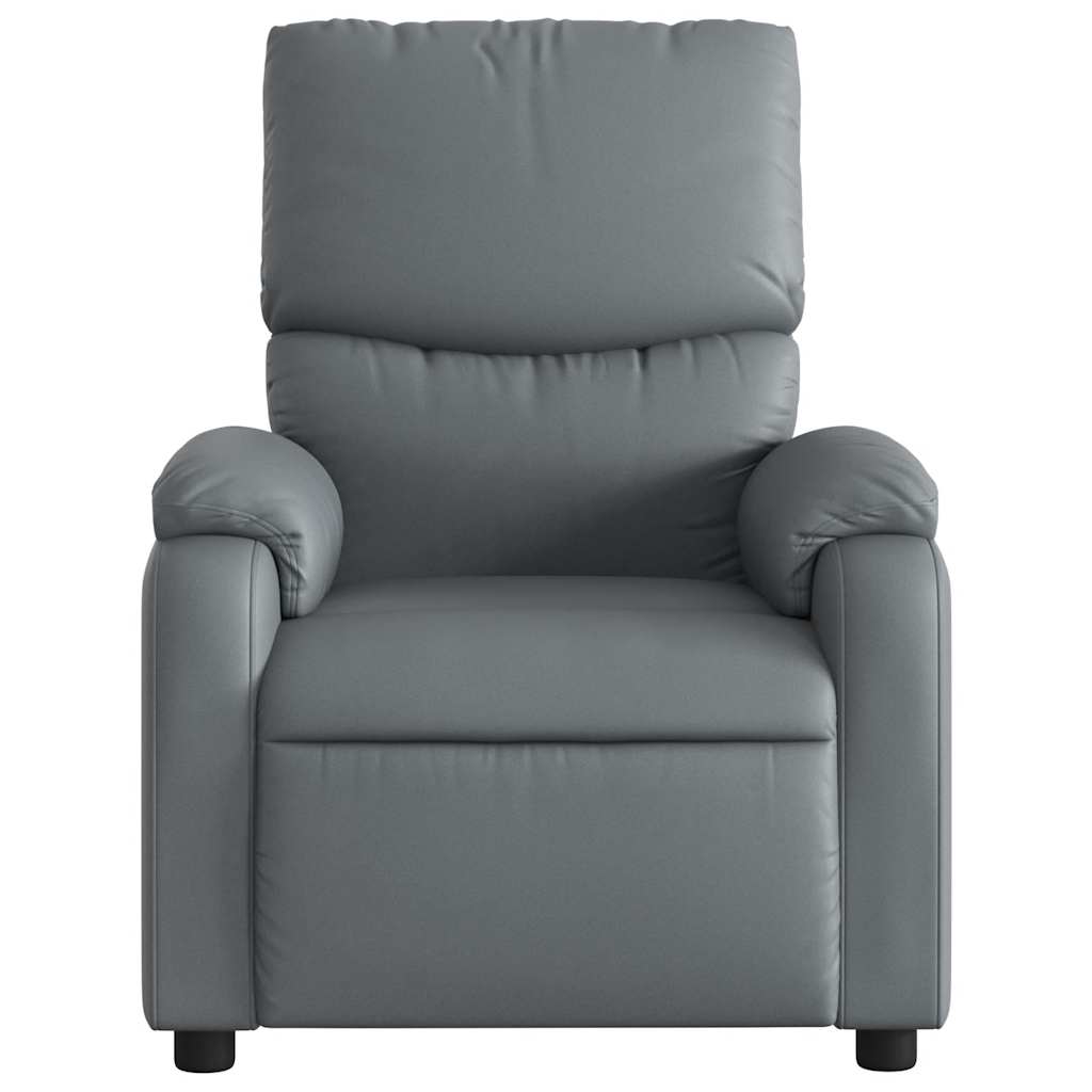 Massagestoel van grijs kunstleer is nu te koop bij PeponiXL, paradijselijk wonen!