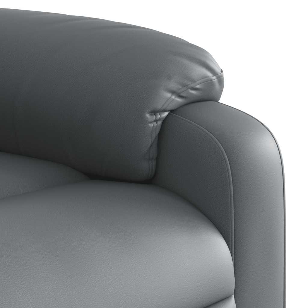 Massagestoel van grijs kunstleer is nu te koop bij PeponiXL, paradijselijk wonen!