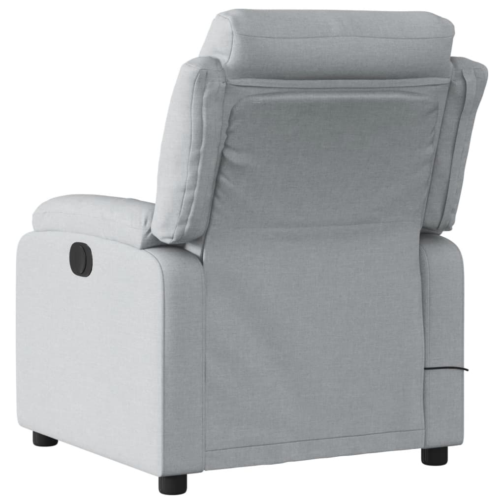 Massagestoel met lichtgrijze stof is nu te koop bij PeponiXL, paradijselijk wonen!