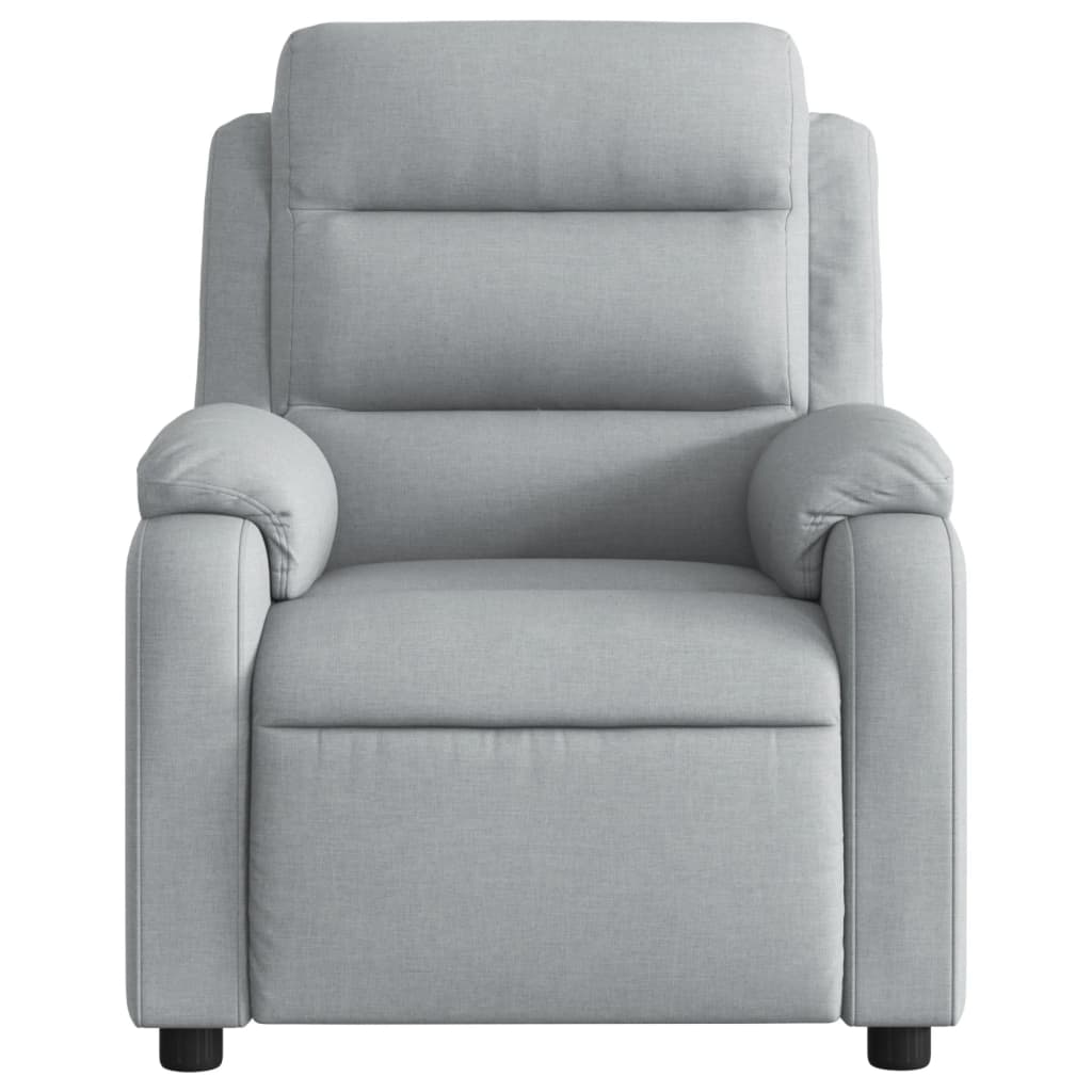 Massagestoel met lichtgrijze stof is nu te koop bij PeponiXL, paradijselijk wonen!