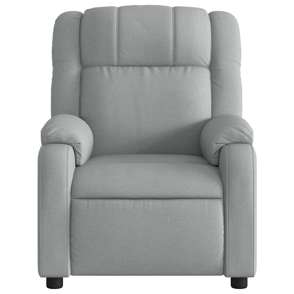 Massagestoel met lichtgrijze stof is nu te koop bij PeponiXL, paradijselijk wonen!