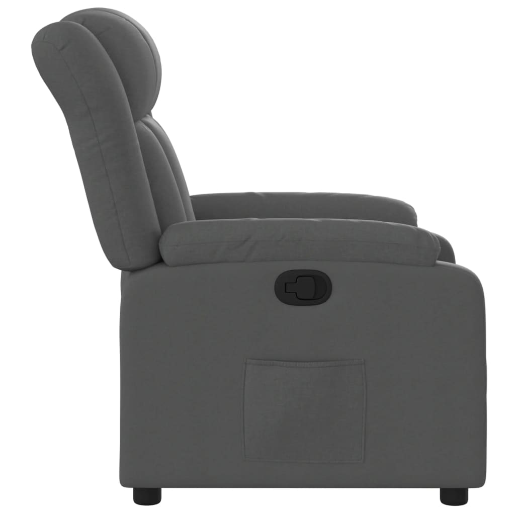 Relaxfauteuil Donkergrijze Stof is nu te koop bij PeponiXL, paradijselijk wonen!