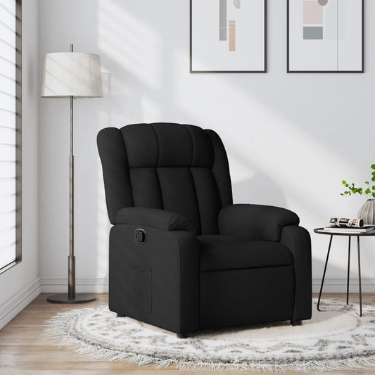 Relaxfauteuil Zwarte Stof is nu te koop bij PeponiXL, paradijselijk wonen!