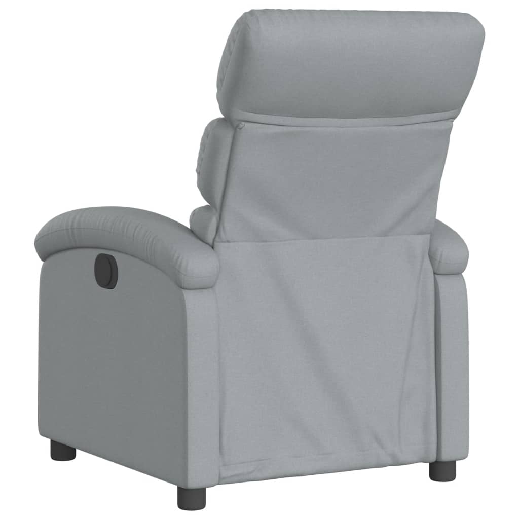 Relaxfauteuil lichtgrijze stof is nu te koop bij PeponiXL, paradijselijk wonen!